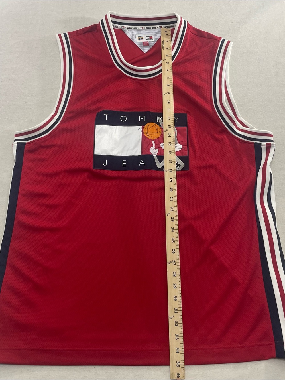 Tommy Hilfiger Jeans Bball Jersey x Space Jam A New Legacy Looney Tunes XXL 2XL - Picture 12 of 12